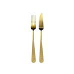 Herdmar Güell Tam Gold 24 Parça 12 Kişilik Balık Çatal Bıçak Seti