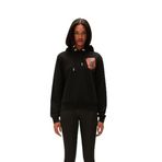 Here Hoodie Siyah Baskılı Kapüşonlu Kadın Sweatshirt M