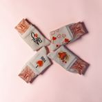 Heren Socks Kalp Love-Aşk Temalı 4'lü Kolej Boy Kadın Soket - 35 - 39 - Beyaz
