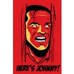 Here's Johnny Quaderno A5 200pg: (Quaderno Sketchbook Diario Notebook - Copertina flessibile - 200 pagine 100 fogli bianchi)