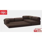 Herev Mix 300X200 Açık Köşe L Tipi 50 Dns Süngerli Şark Köşe Koltuk - Kahve