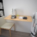 Hereve 90 x 60 cm Duvara Monte Katlanır Masa Mutfak Masası Yemek Masası Çalışma Masası Yer Kaplamayan Masa - Atlantik Çam