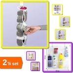 Hereveoyuncak 5 Adet Temiz Çorap Düzenleyici + 8 Cepli Bebek Beşik Askılı - 2li Set C4C0K8