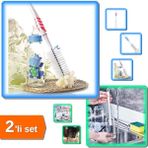 Hereveoyuncak Biberon Temizleme Fırçası + Silikon Şişe Temizleme Fırçası Seti - 2li Set P4G6G6