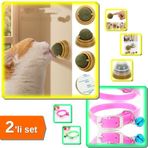 Hereveoyuncak Çıngıraklı Silikon Kedi Tasması + Duvara Yapışan Dönen Kedi Nanesi Cat Oyun Topu - 2li Set C2UG9L