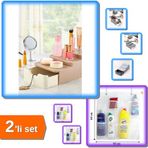 Hereveoyuncak Compact Çekmeceli Standlı + 8 Cepli Askılı Mutfak Banyo Düzenleyici File Organizer - 2li Set R8G9G2