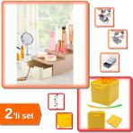 Hereveoyuncak Compact Çekmeceli ve Standlı Düzenleyici + Dolap Içi Düzenleyici Kutu Sarı - 2li Set M4N3G1
