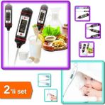Hereveoyuncak Daldırmalı Termometre + Dijital Ateş Ölçer Termometre - Pratik Kullanım - 2li Set J1X5G2