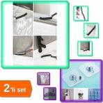 Hereveoyuncak Derz Temizleme Fırçası - Ince Kıl Fırça + 3lü Askı Pin Çerçeve Çok Amaçlı Askı Z1F7C3