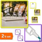 Hereveoyuncak Hacamat Kuppası 6 Numara 10 Adet + Hacamat Pompası 4 Parmak - 2li Set U7U7Q8