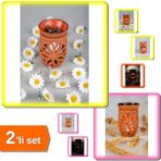 Hereveoyuncak Lotus Çiçeği El Yapımı Çömlek + Yaprak Model El Yapımı Çömlek - Buhurdanlık Tütsülük 2li Set RI27MA