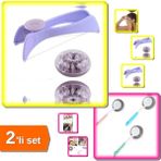 Hereveoyuncak Pratik Tüy Alıcı Ipli Tüy Alma + Lavabo Bulaşık Temizleme Fırçası - 2li Set V9M7R5