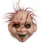 Hereveoyuncak Saçlı Chucky Korku Maskesi – Gerçekçi Dikişli ve Detaylıı Maske