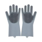 Hereveoyuncak Sihirli Isıya Dayanıklı Silikon Çok Amaçlı Bulaşık Eldiven Fırçası Maggic Gloves