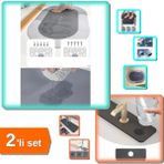Hereveoyuncak Sihirli Su Emici Kaydırmaz Banyo Paspası + Su Emici Mutfak Musluk Matı - 2li Set P4Q8J3