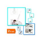 Hereveoyuncak Şişe ve Biberon Temizleme Fırçası + Kenarı Kavisli Detay Ince Kıl Temizlik Fırçası - 2li Set U8S9Y3