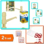 Hereveoyuncak Sıvı Yağ Pompası + 8 Farklı Şekilli 4lü Kurabiye Kalıbı Kutulu Set - Mutfakta Kolaylık ve Şıklık L3M2FR
