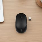 Hereveoyuncak Siyah Renkli Ergonomik Sessiz Kablosuz Mouse – USB Alıcılı, Ofis ve Oyun Için Konforlu Bilgisayar Faresi MS6310