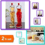 Hereveoyuncak Venüs Kadın Figürlü 200 ml Yağdanlık Sirkelik 2 Adet + Papatya Erzak Kabı 1.2 Lt | L7F9PD