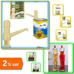 Hereveoyuncak Venüs Kadın Figürlü Yağdanlık Sirkelik 200 ml + Sıvı Yağ Pompası Mutfak Seti - Şık ve Pratik DK7P2X