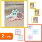 Hereveoyuncak Yumurta Akı Ayırıcı + Çay Süzgeci 2li Set B5Y0L7 - 19CM