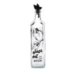 Herevin 1000 cc Olive Oil Desen Kare Cam Yağlık
