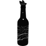 Herevin 330 cc Mermer Desen Cam Yağlık - 330 ml - Siyah