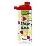 Herevin Çilek Desenli 650 ml İnfuserli Detox Vidalı Kapak Matara