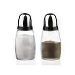 Herevin E321100-000 Metal Oval Kapaklı İkili Tuzluk & Baharatlık Seti