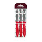 Herevin E361222-001 Üçlü Kırmızı Renk Meyve Bıçağı