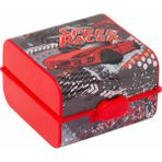 Herevin Speed Racer Araba Desenli Beslenme Kabı Dayanıklı ve Pratik 17,5 x 7 x 13 cm Kapasite
