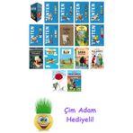 Herge 17 Kitap Seti + Çim Adam Hediye