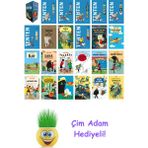 Herge 24 Kitap Seti + Çim Adam Hediye - Hayır