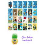 Herge 24 Kitap Seti + Çim Adam Hediye