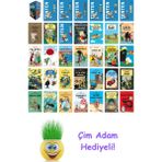 Herge 35 Kitap Seti + Çim Adam Hediye - Hayır
