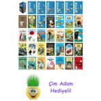 Herge 35 Kitap Seti + Çim Adam Hediye