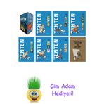Herge 8 Kitap Seti + Çim Adam Hediye