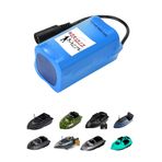 Hergele Balık Yemleme Botu Pili 7.4V 5800 mAh Fabrikasyon Kalite Akıllı Bms Koruma Sistemi Tekne Pili