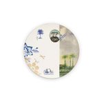 Heritage 20 cm Palmiyeli Beyaz Kahvaltı Tabağı
