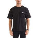Heritage Erkek Siyah Outdoor T-Shirt CS0376-010