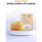 Heriya El Yapımı Kabak Lifli Doğal Eşek Sütlü Güzellik Sabunu - 1 adet