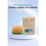 Heriya El Yapımı Kabak Lifli Doğal Okyanus Esintili Güzellik Sabunu - 1 adet