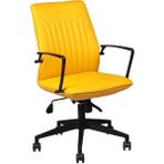 Herkese Mobilya T-001-SR Deri Çalışma Koltuğu - Sarı