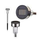 herkesetoptantic 5’li Solar Güneş Enerjili Lamba Bahçe Aydınlatması (Gümüş)