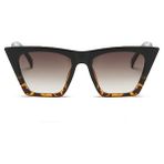 herkesetoptantic Cat Eye Dörtgen Güneş Gözlüğü (Leopar)