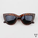 herkesetoptantic Cat Eye Oval Güneş Gözlüğü (Leopar)