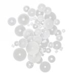Herklotzn 49 Art DIY Plastik Tahrik Oyuncak Dişli Bisiklet Seti RC Motor için