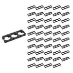 Herklotzn 50 Adet 21700 Lityum Hücre Aralayıcı, Pil Tutucu, Üçlü Pil Tutucu, Sabit Pil için DIY 21,7 mm Çap Delik