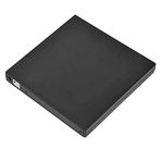 Herklotzn Evrensel araba USB 2.0 taşınabilir harici ultra hızlı CD-ROM DVD oynatıcı sürücü araba disk desteği dizüstü bilgisayar masaüstü için