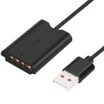Herklotzn Factice Pil NP-BX1 Güç Adaptörü ile USB-A DC Bağlayıcı ZV-1 RX100 M7 M6 M5 RX1R HX50 HX90 HX300 HX400 Kamera için